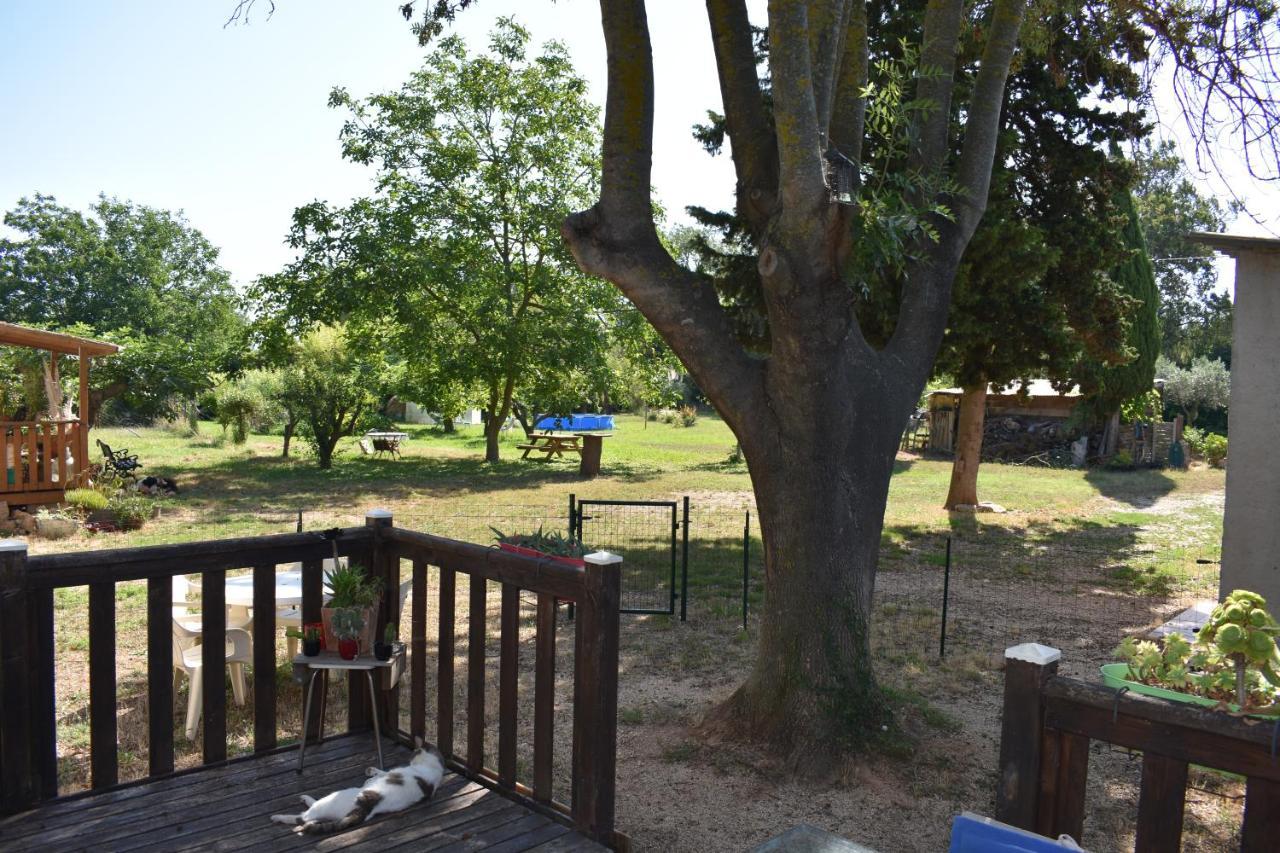 Mobil-Home Sur Terrain Bucolique Hyères Esterno foto
